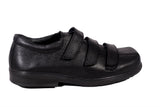 Health Plus Premium Leather Shoes ( Loose Strap) - for Diabetic