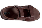 Health Plus Diabetic Footwear - Men - Leather Sandals With Reverse Straps