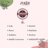 Zugar - Hazelnut Milk Chocolate 20g Sweetened with Dates - Pack of 5