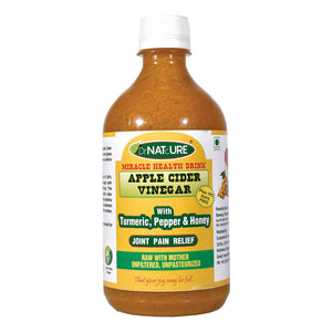 DrNATcURE Apple Cider Vinegar Blended with Turmeric, Pepper and Honey (Joint Care)