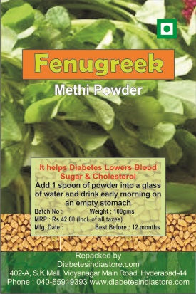 Fenugreek Methi Powder for Diabetics