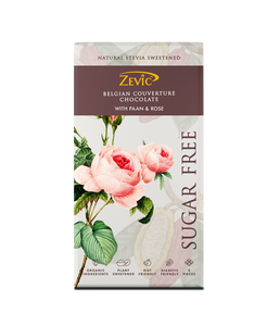 Zevic Belgian Couverture Chocolate with Paan and Rose 96 gm